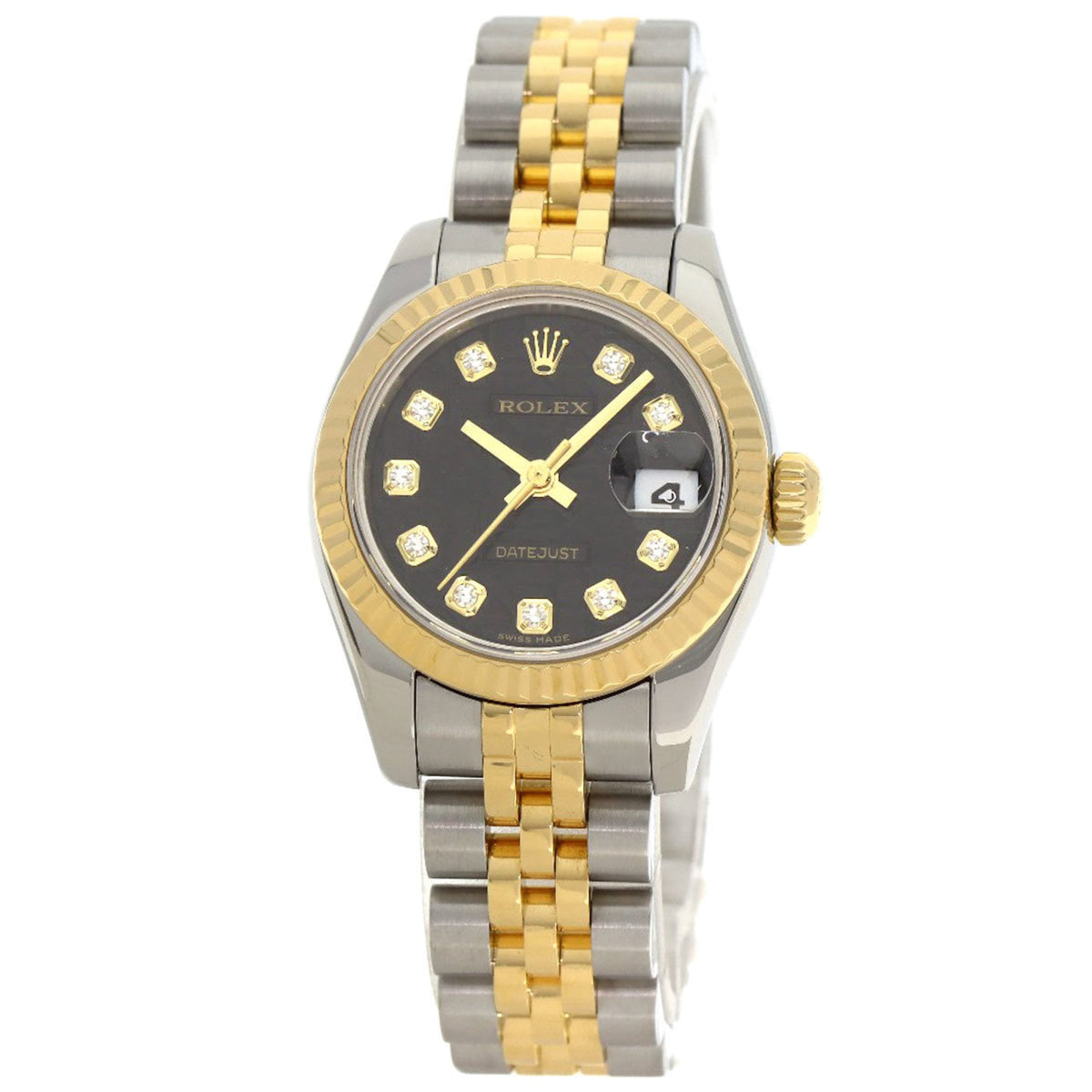 Pre-Owned Rolex 179173G Datejust 10P Diamond Watch Stainless Steel/SSx18KYG/18KYG Women's ROLEX