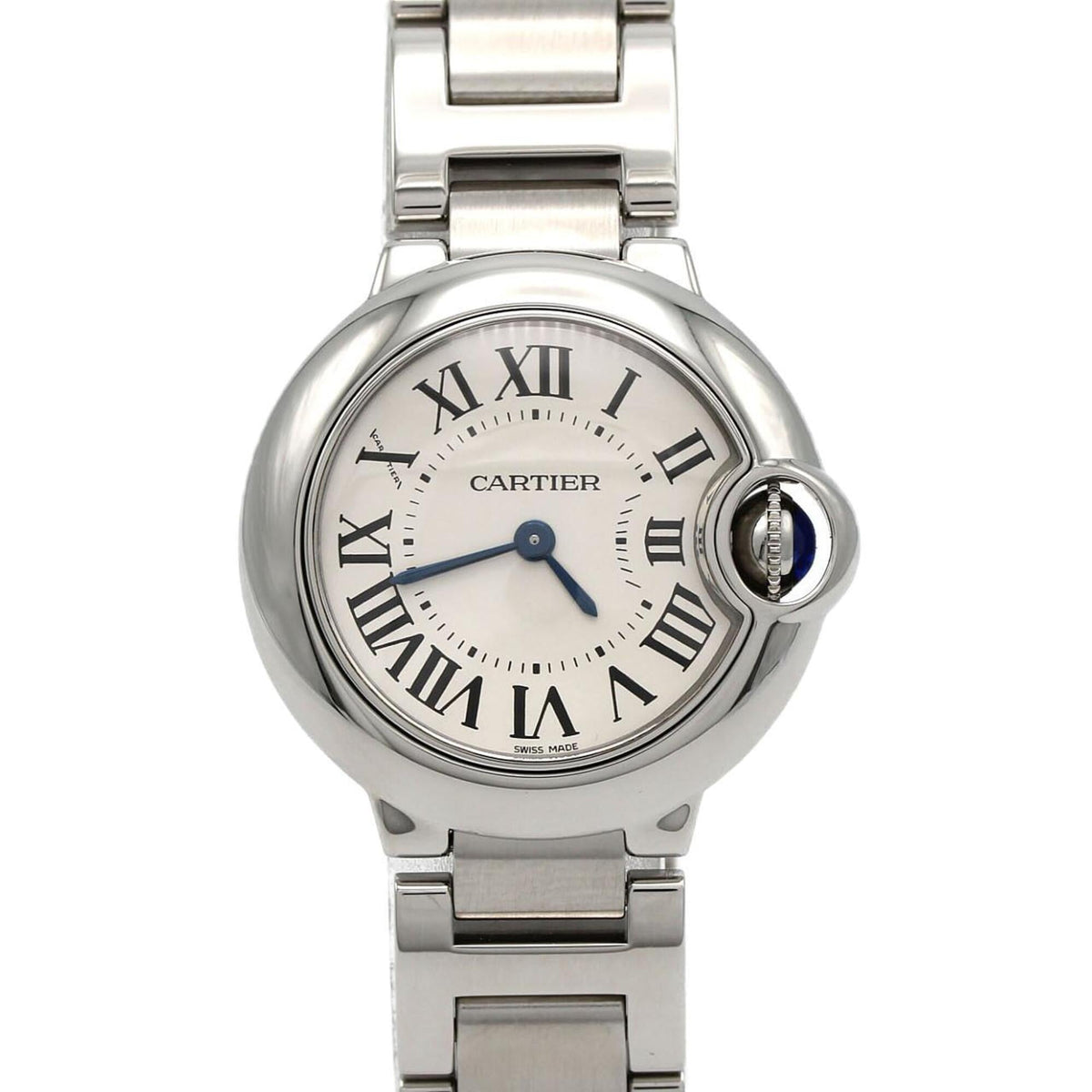 Pre-Owned Cartier Ballon Bleu SM W69010Z4 SS Quartz Watch