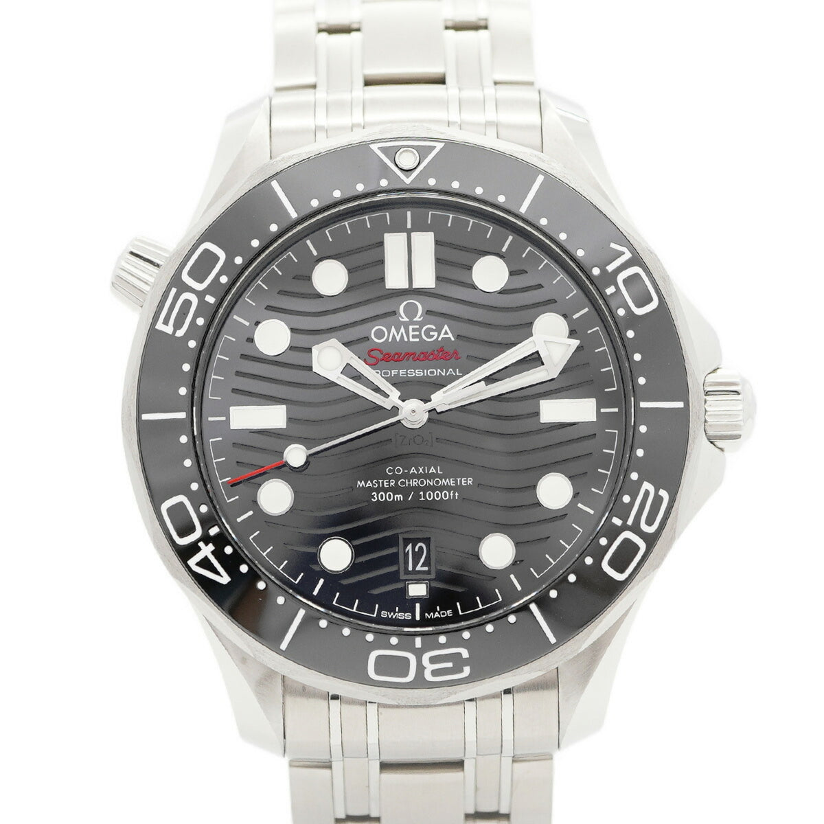 Pre-Owned Omega Seamaster 210.30.42.20.01.001 Black Dial Men's Watch