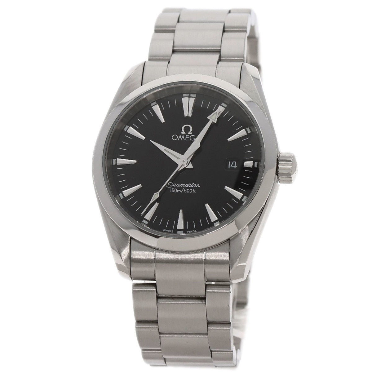 Gebrauchte OMEGA 2518.50 Seamaster Aqua Terra Date Uhr Edelstahl SS Herren 
