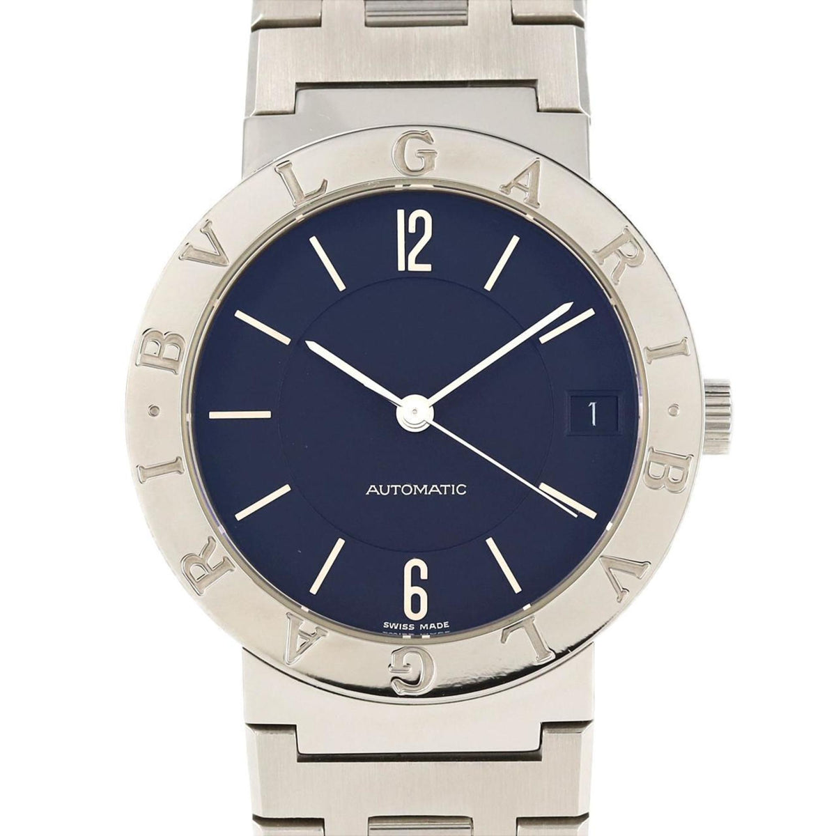 Gebrauchte Bvlgari BB33SSAUTO BB33SSD AT SS Armbanduhr Automatik 