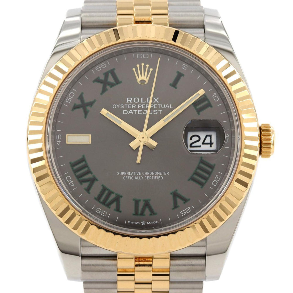 Gebrauchte Rolex Datejust 126333 SSxYG Automatikuhr, Zufallszahl 