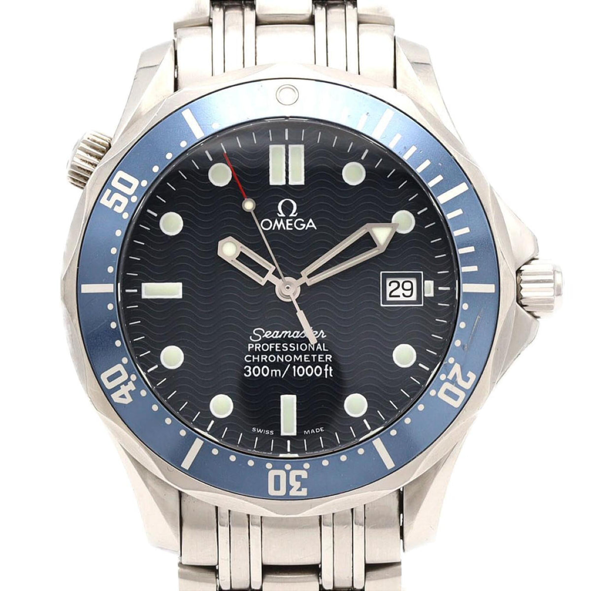 Pre-Owned Omega Seamaster Professional 2531.80 Stainless Steel Automatic Watch