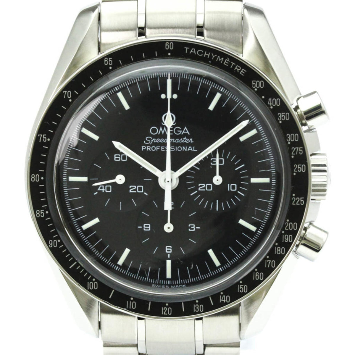 Pre-Owned OMEGA Speedmaster Professional Steel Moon Watch 3570.50 Polished