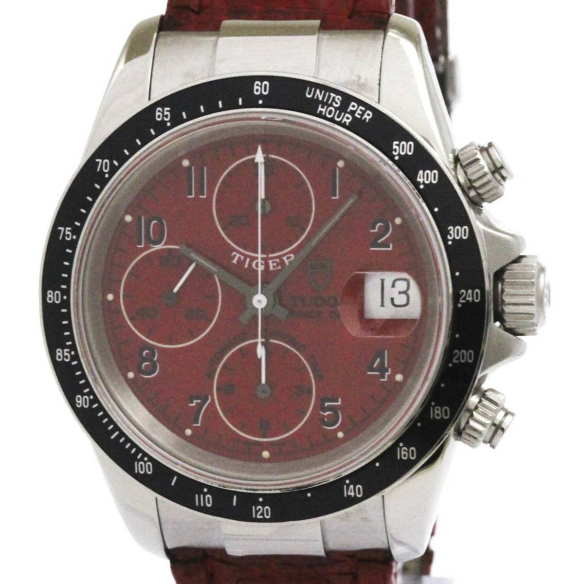 Gebrauchte TUDOR Prince Date Tiger Steel Automatik Herrenuhr 79260 poliert 