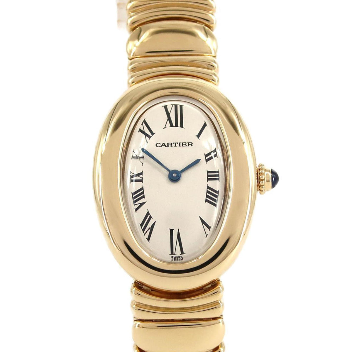 Pre-Owned Cartier Baignoire YG W15045D8 Quartz Watch