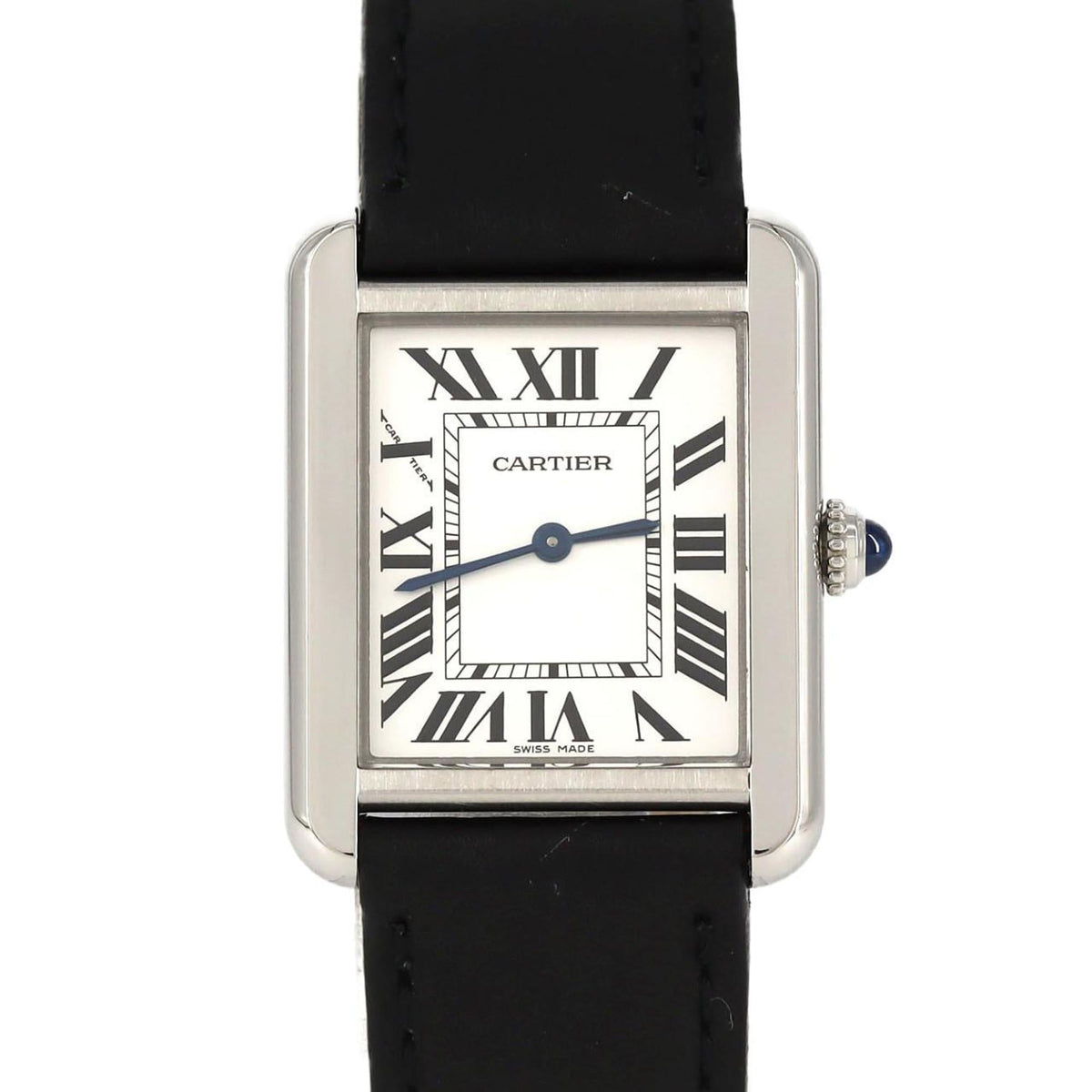 Pre-Owned Cartier Tank Solo SM W5200005 Stainless Steel Quartz Watch
