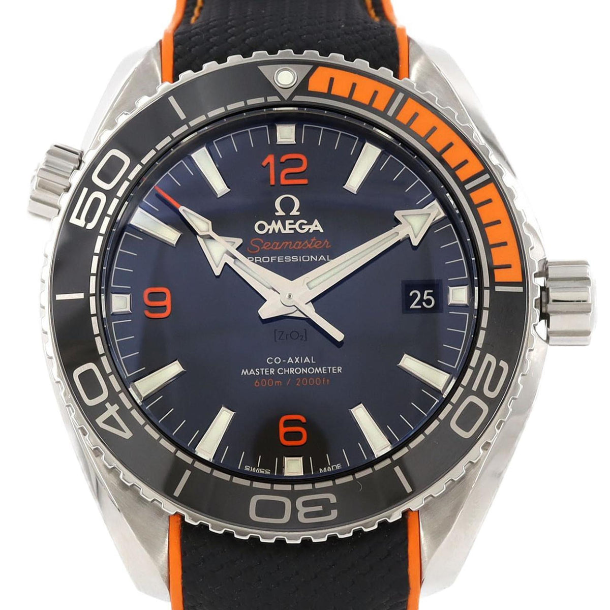 Pre-Owned Omega Seamaster Planet Ocean 215.32.44.21.01.001 Stainless Steel Automatic Watch