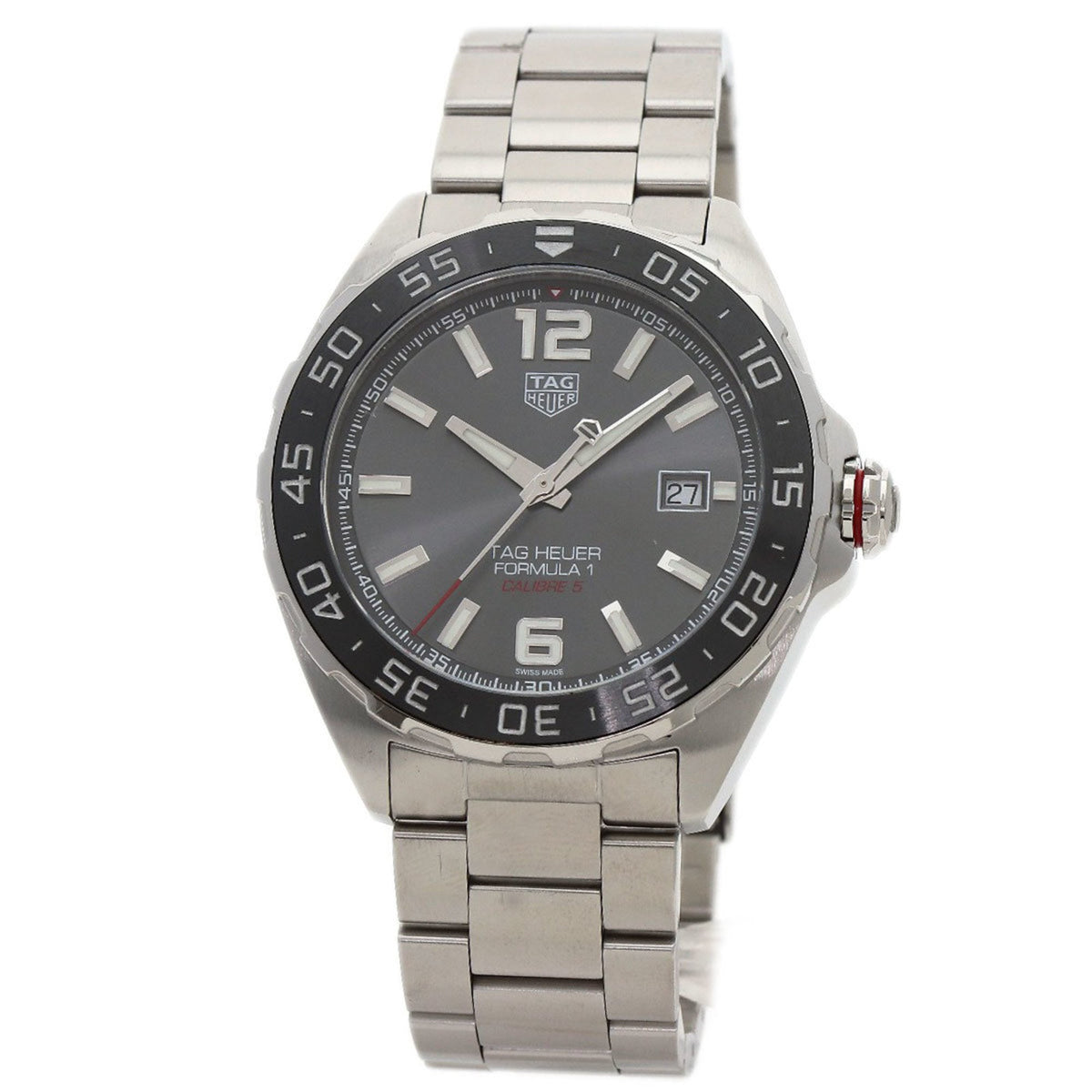 Gebrauchte TAG Heuer WA2011.BA0842 Formula 1 Calibre 5 Datumsuhr Edelstahl SS Herren HEUER 