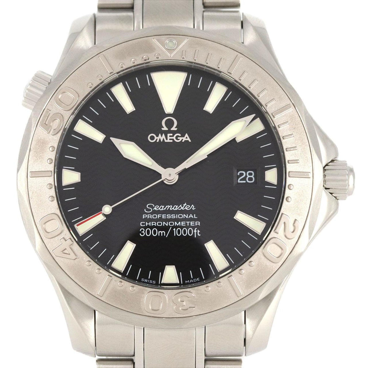 Gebrauchte Omega Seamaster Pro 2230.50 SSxWG Automatikuhr 