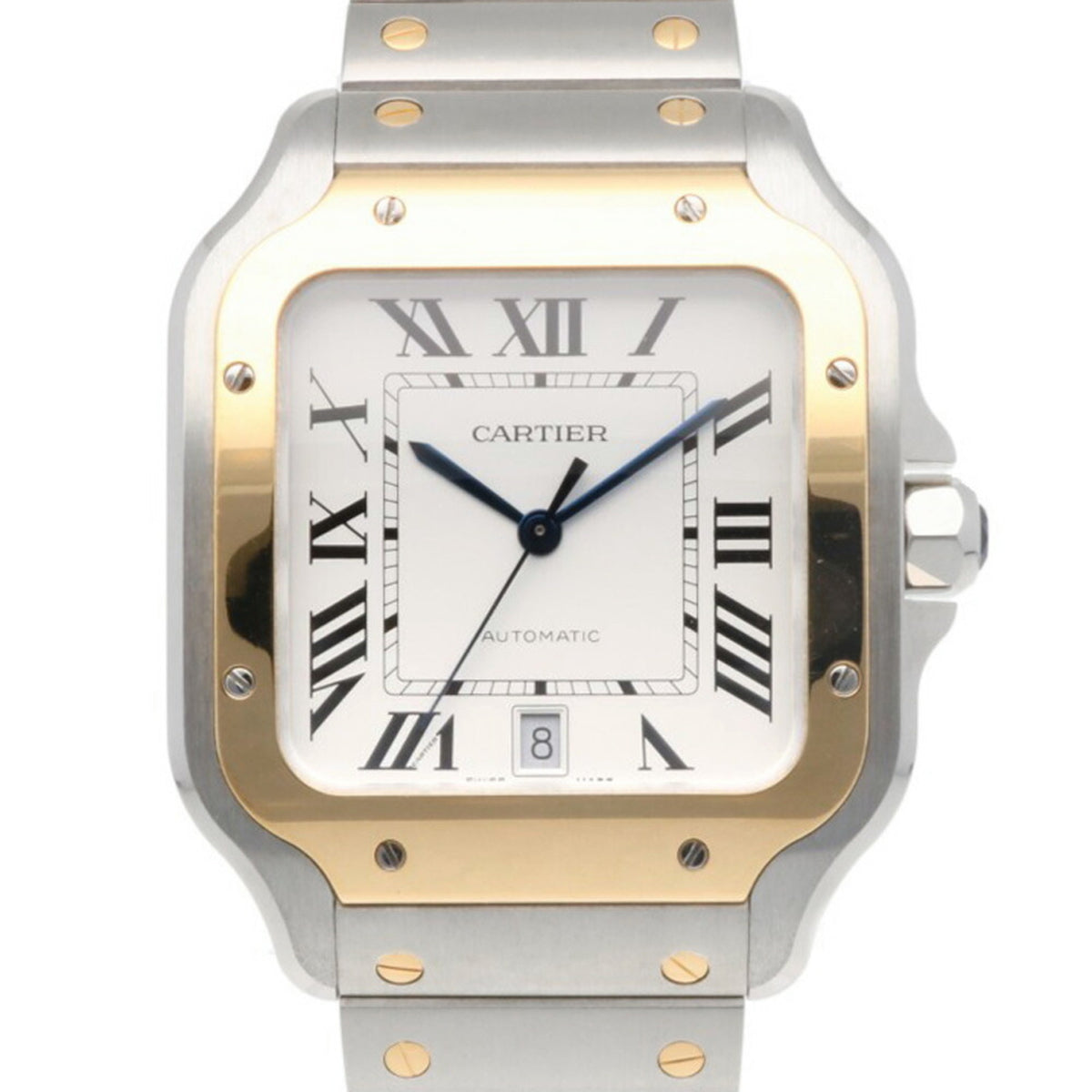 Pre-Owned Cartier Santos Watch, Stainless Steel, Automatic, Men's, 4072911531DY