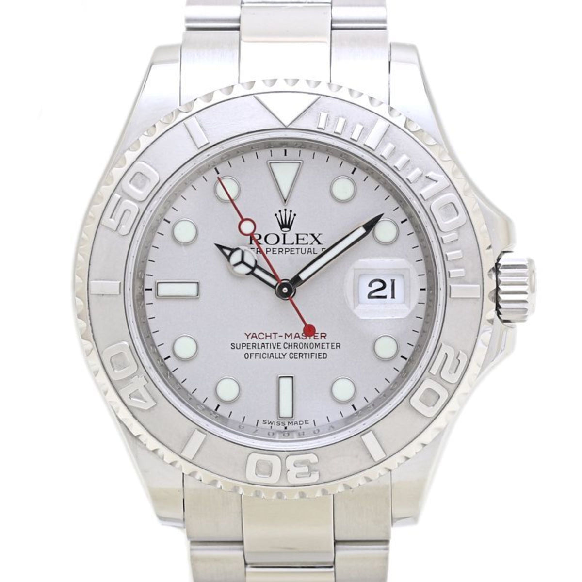 Gebrauchte ROLEX Rolex Yacht-Master Rolesium 16622 Edelstahl xPt Platin Herrenuhr 40011 