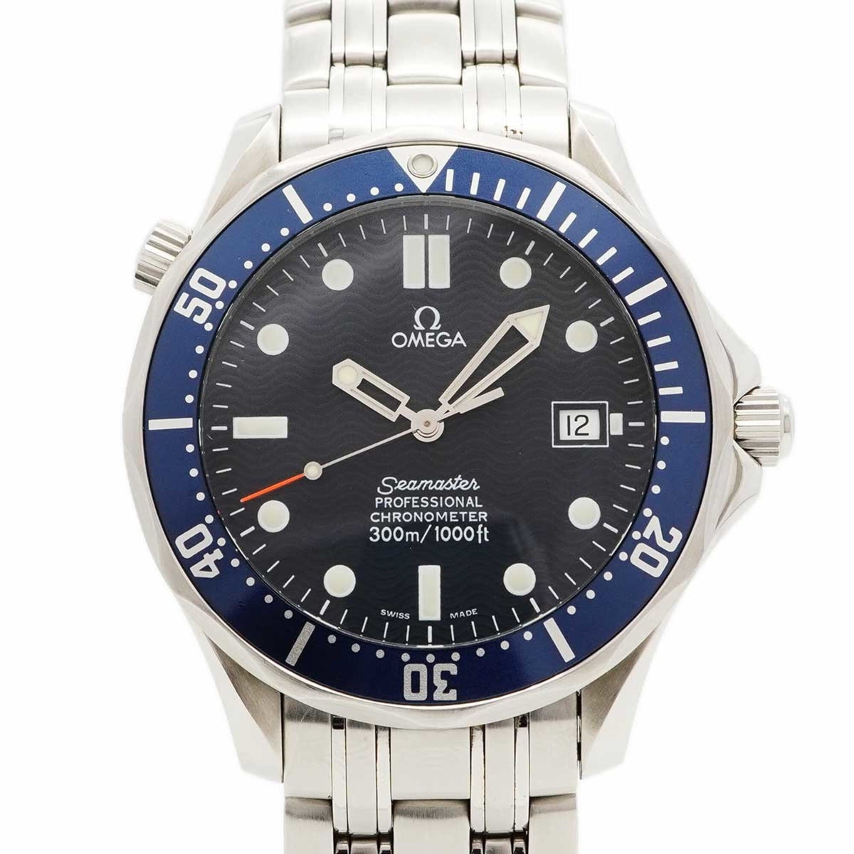 Pre-Owned Omega Seamaster 2531.80 Navy Dial Men's Watch