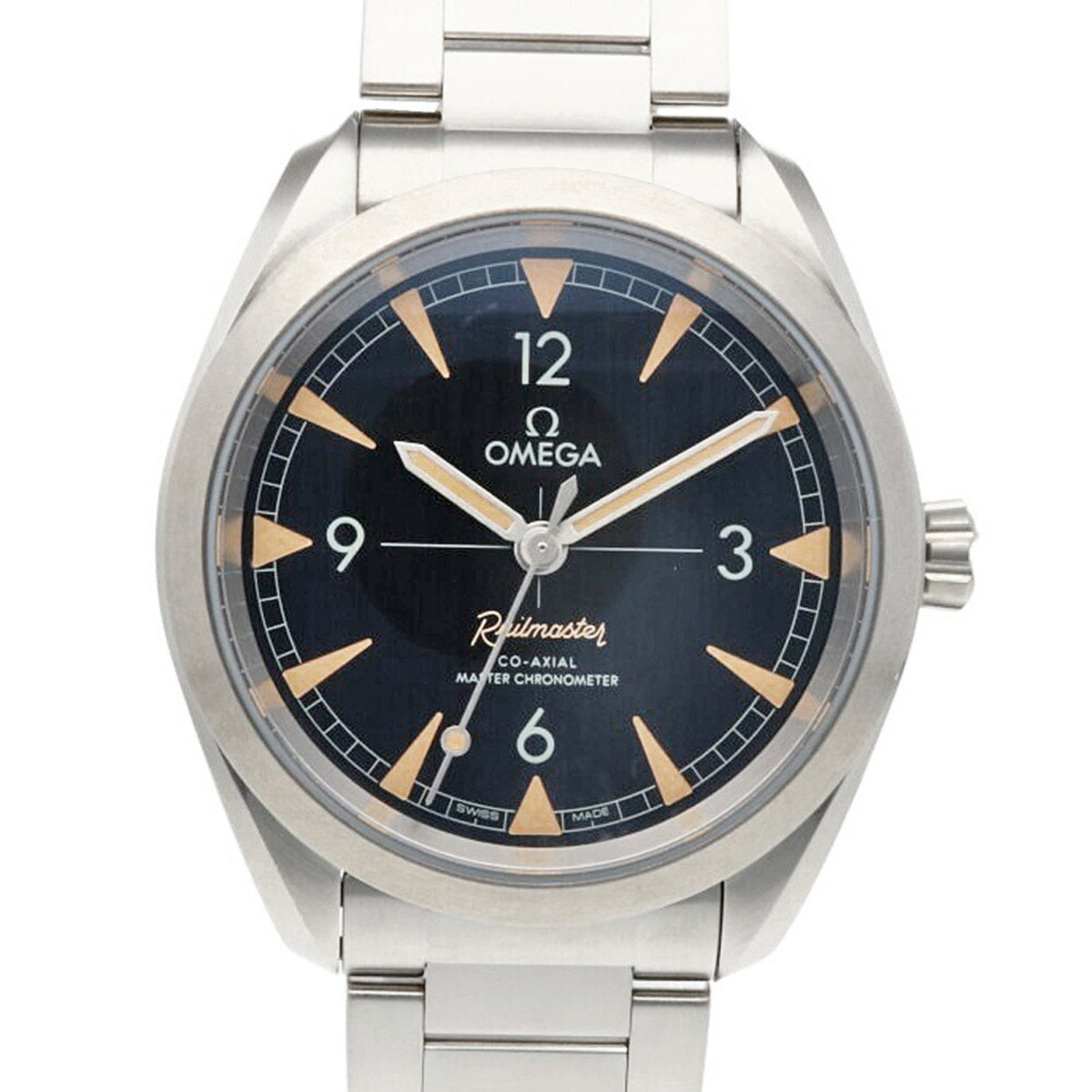 Pre-Owned Omega Seamaster Railmaster Watch, Stainless Steel, Automatic, Men's, 22010402001001