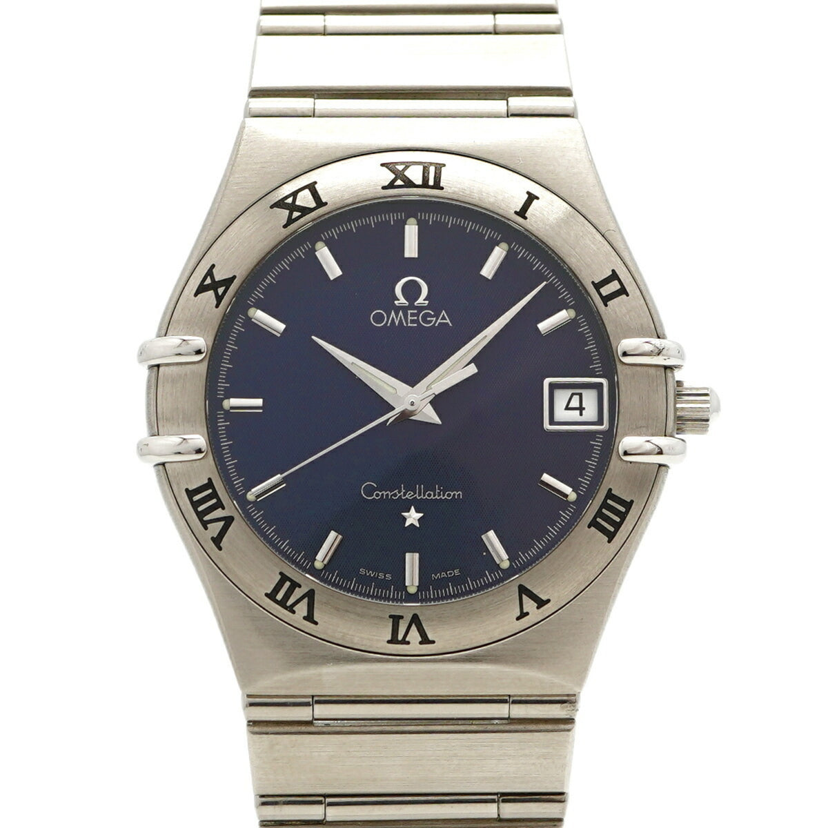 Pre-Owned Omega Constellation 1512.40 Navy Dial Watch for Men and Women
