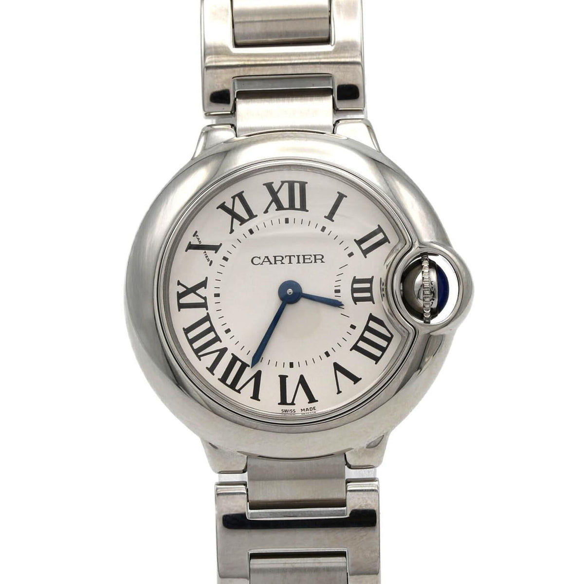 Pre-Owned Cartier Ballon Bleu SM W69010Z4 SS Quartz Watch
