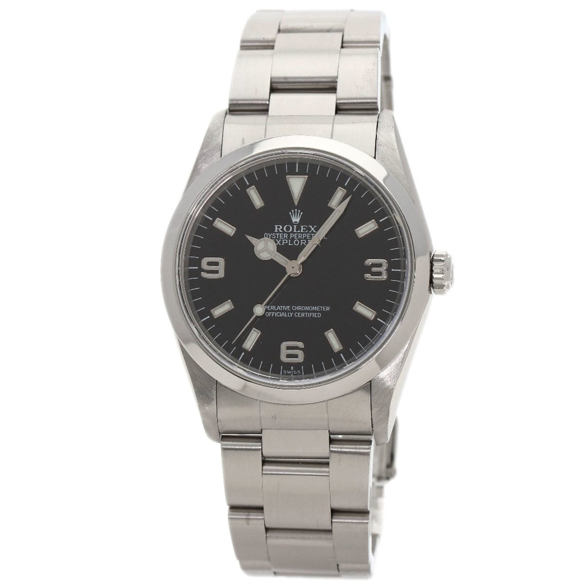 Pre-Owned Rolex Explorer 1 14270 Stainless Steel Men's Watch