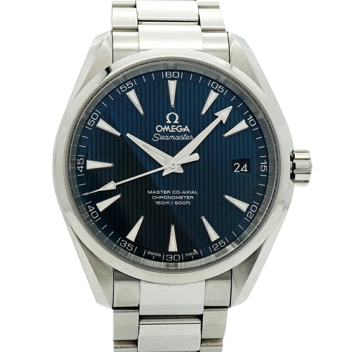 Pre-Owned Omega Seamaster 231.10.42.21.03.003 Navy Dial Men's Watch