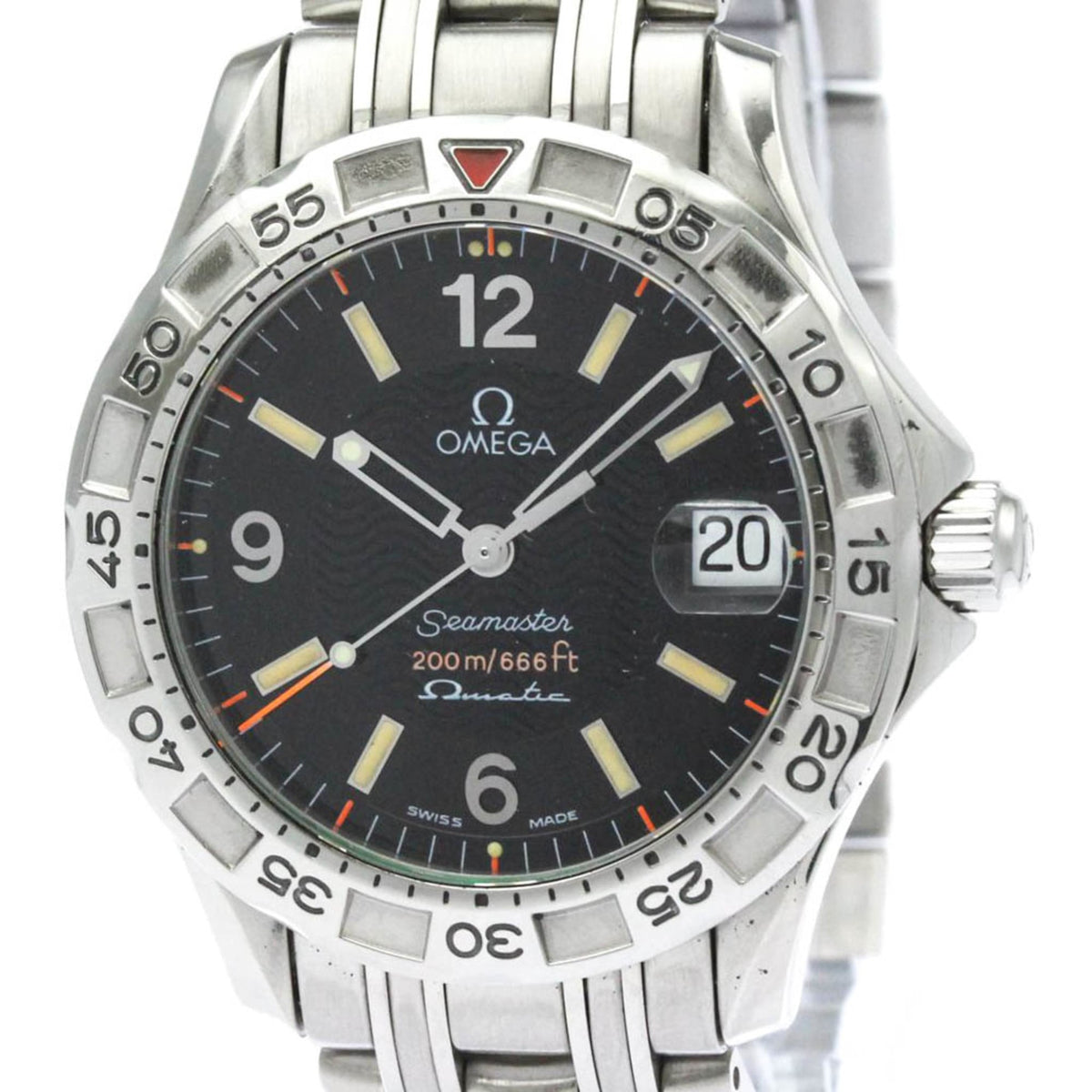 Pre-Owned OMEGA Seamaster 200M Omegamatic Auto Quartz Mens Watch 2514.50 Polished