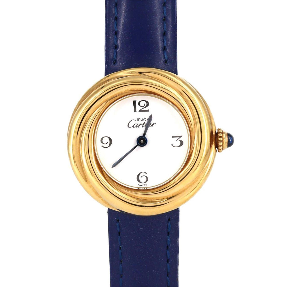 Pre-Owned Cartier Must Trinity GP W1010844 Quartz Watch