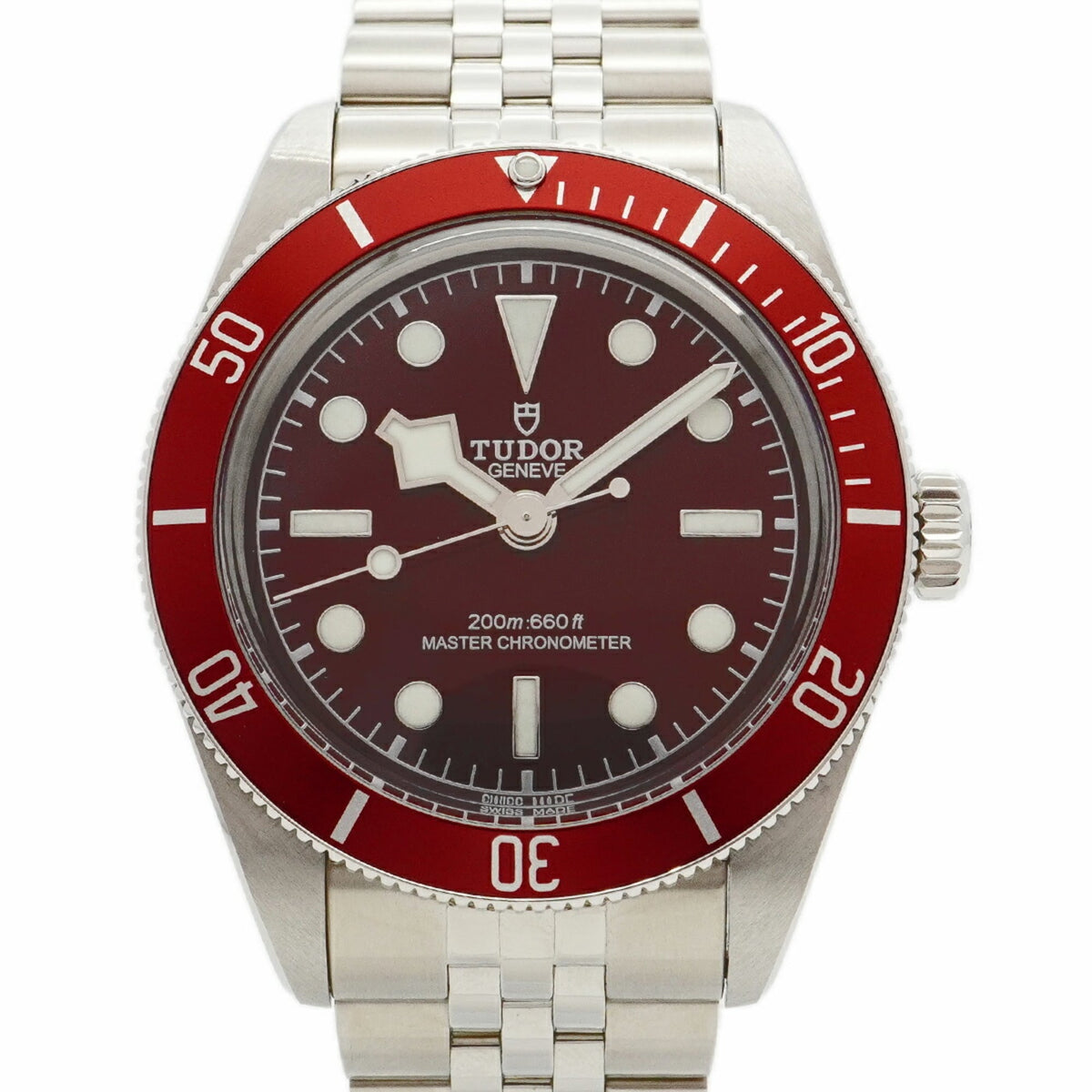 Pre-Owned Tudor Black Bay 7939A1A0RU Red Dial Men's Watch