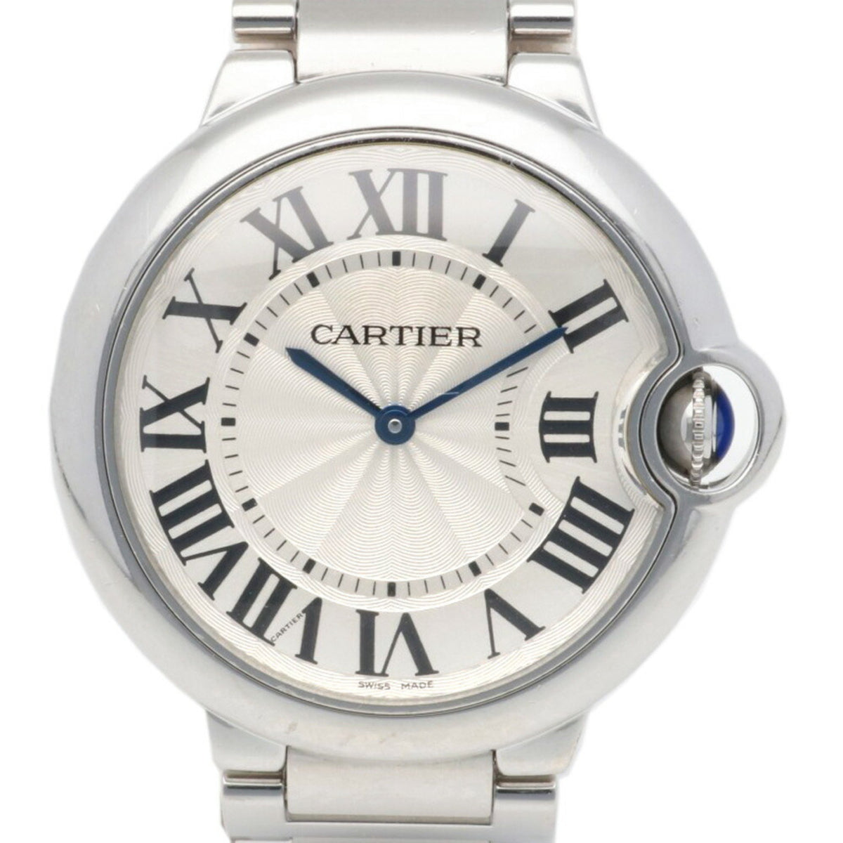 Gebrauchte Cartier Ballon Bleu Uhr Edelstahl 3005 Quarz Unisex CARTIER 
