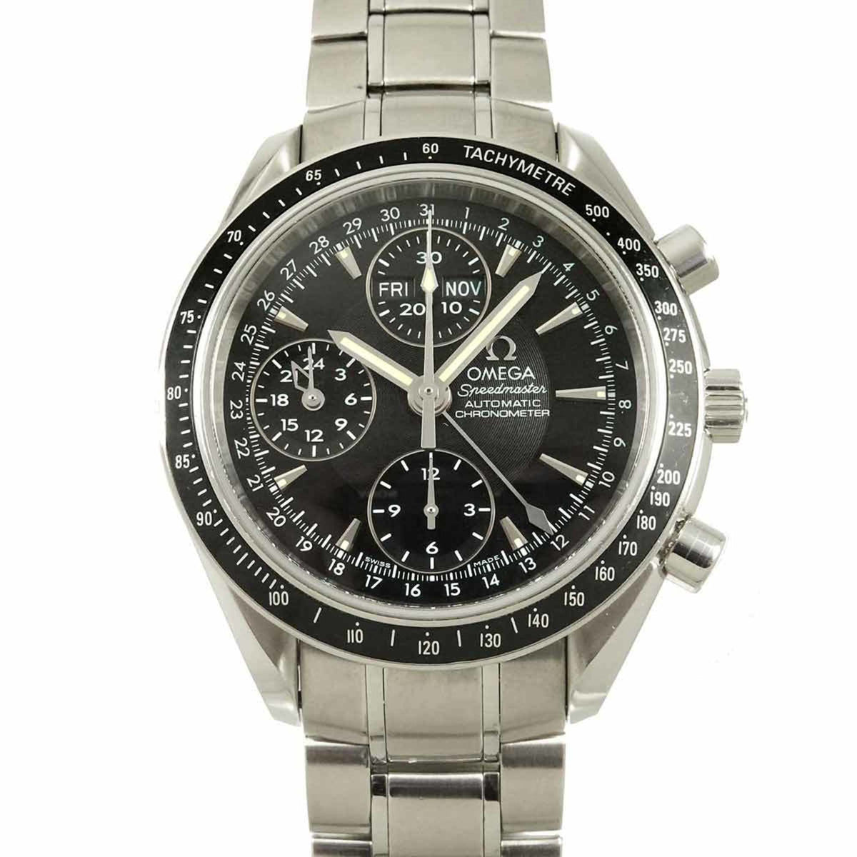 Pre-Owned OMEGA Speedmaster Triple Calendar 3220 50 Men's Watch Black Automatic