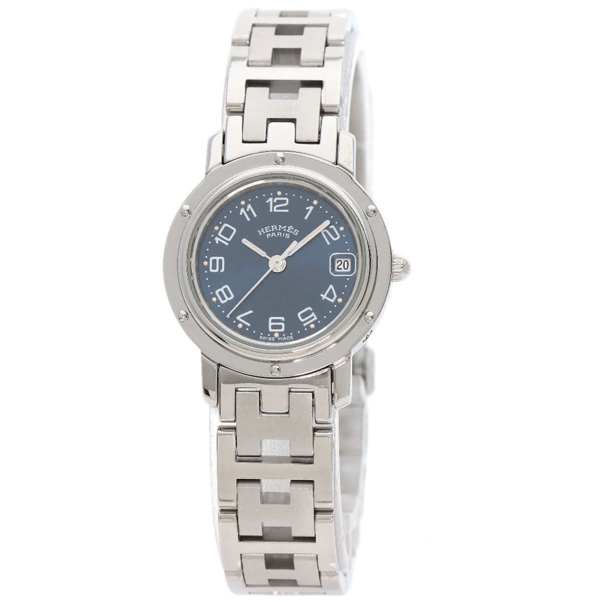 Gebrauchte Hermes CL4.210 Clipper Uhr Edelstahl SS Damen HERMES 