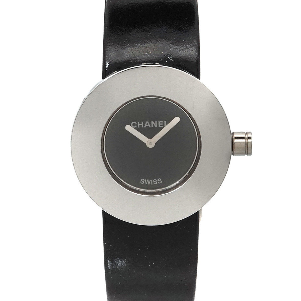 Pre-Owned CHANEL La Ronde H0579 Women's Black Quartz Watch