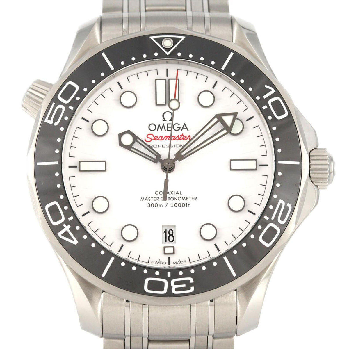 Pre-Owned Omega Seamaster Diver 300M 210.30.42.20.04.001 Stainless Steel Automatic Watch