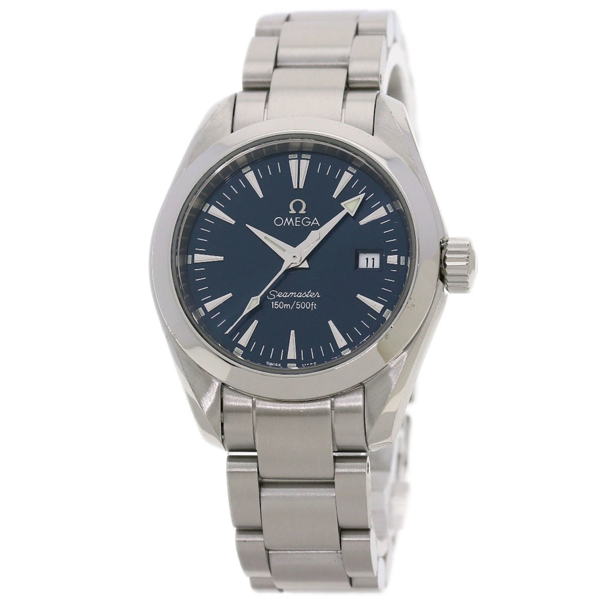 Gebrauchte OMEGA 2577.80 Seamaster Aqua Terra Uhr Edelstahl SS Damen 