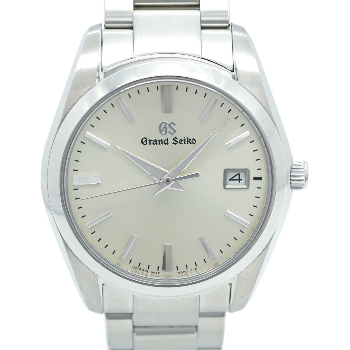 Gebrauchte Seiko Grand 9F62-0AB0 Herrenuhr mit silbernem Zifferblatt 