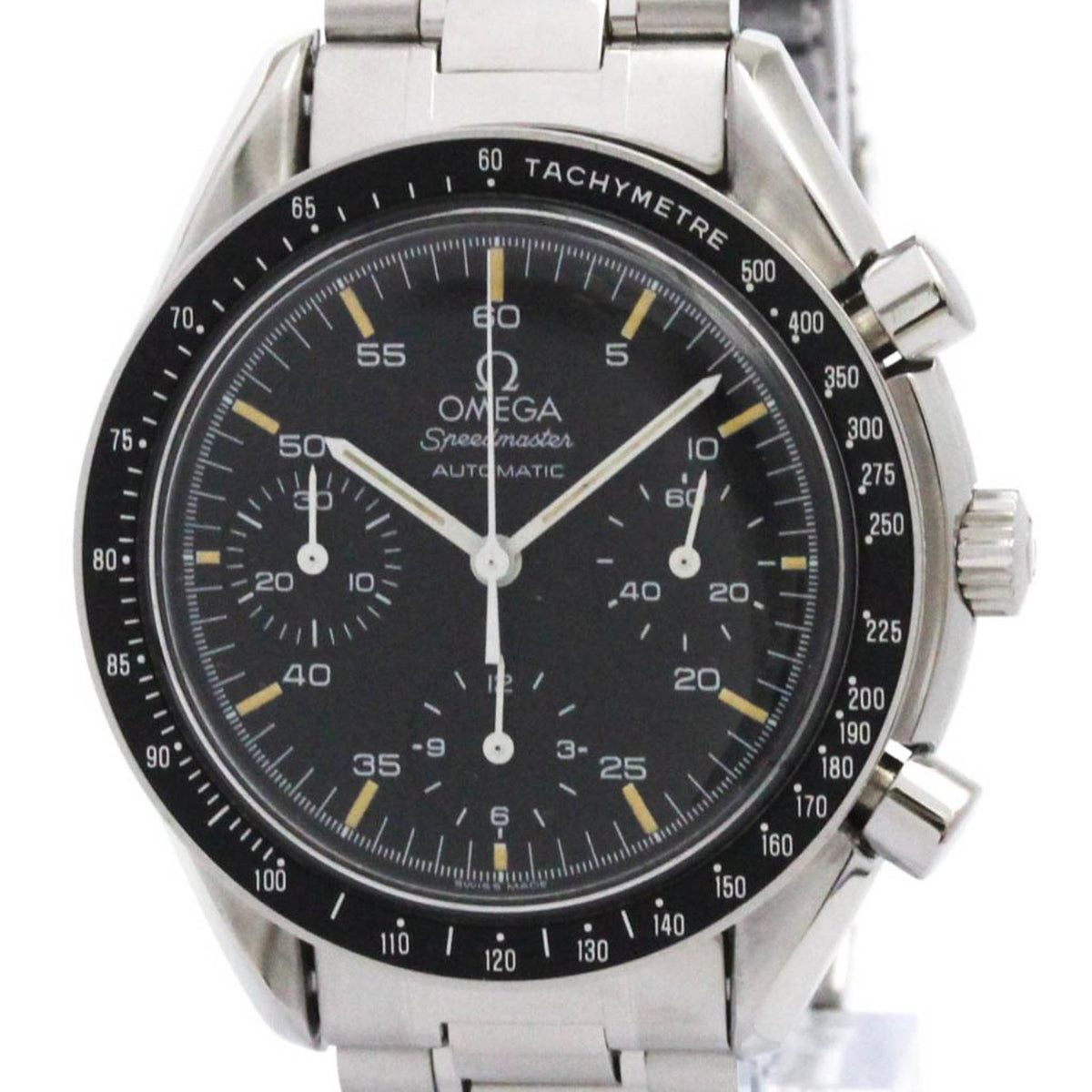 Pre-Owned OMEGA Speedmaster Automatic Steel Mens Watch 3510.50 Polished