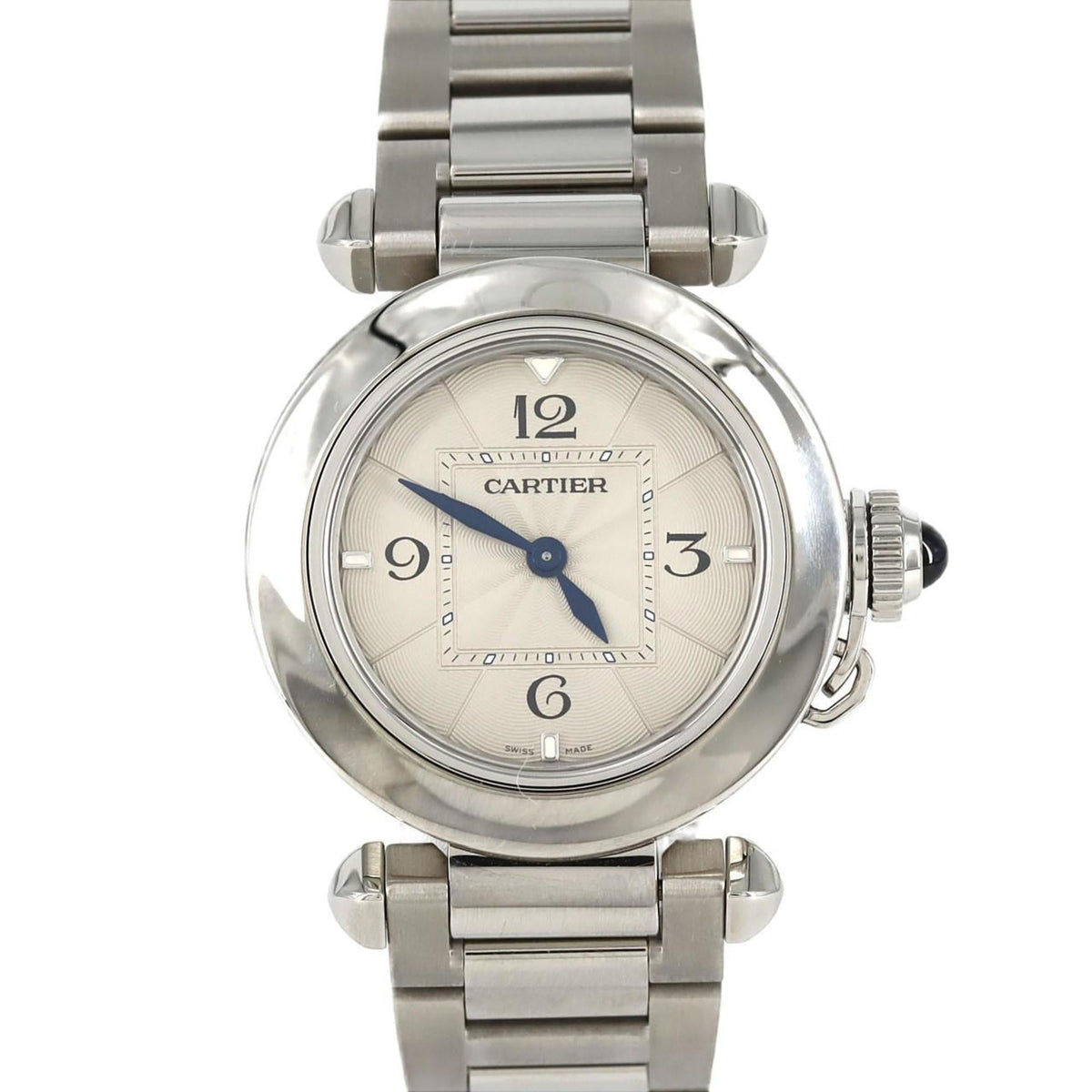 Pre-Owned Cartier Pasha de WSPA0021 SS Wristwatch Quartz