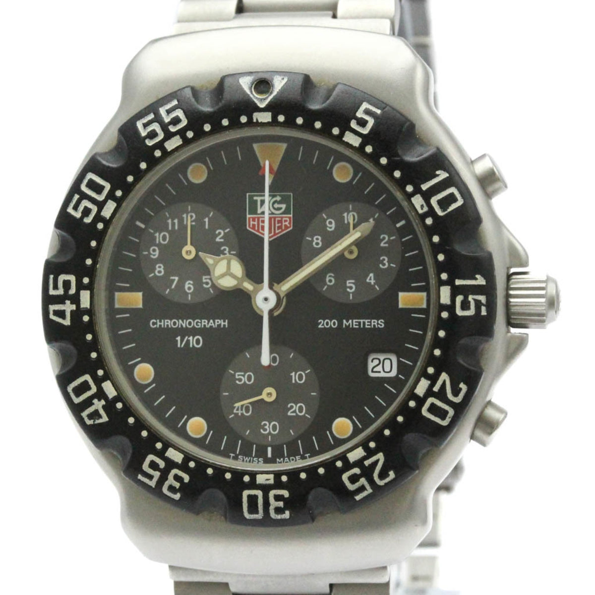 Gebrauchte TAG HEUER 2000 Formel 1 Chronograph Stahl Quarz Herrenuhr CA1211 BF579742 