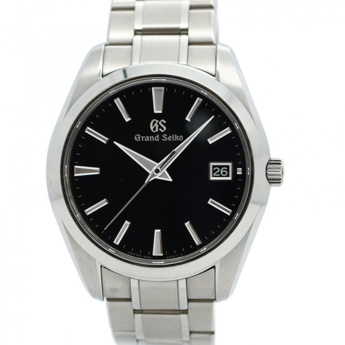Pre-Owned Seiko Grand 9F82-0AF0 Black Dial Men's Watch