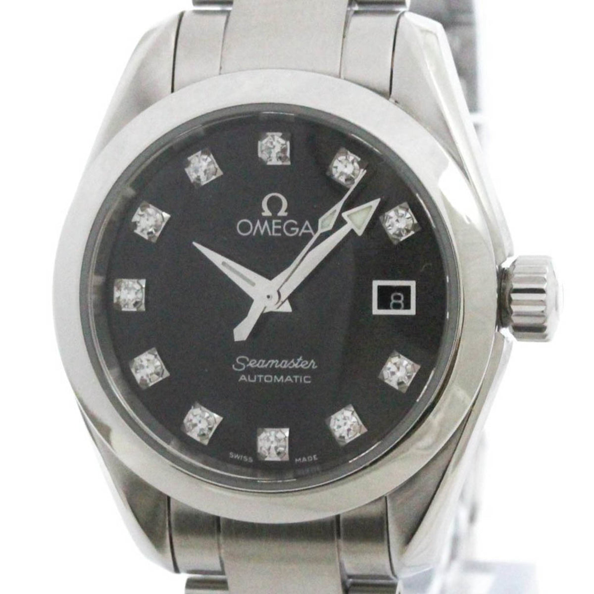 Gebrauchte OMEGA Seamaster Aqua Terra Diamant Automatik Damenuhr 2563.55 BF580537 