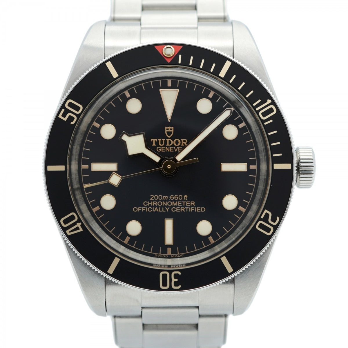 Pre-Owned Tudor Heritage 79030N Black Dial Men's Watch