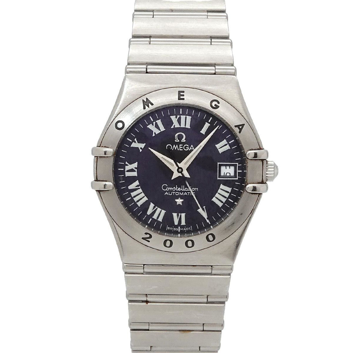 Pre-Owned Omega Constellation Millennium 1594 50 2000 Limited Edition Women's Watch, Date, Black, Automatic Movement
