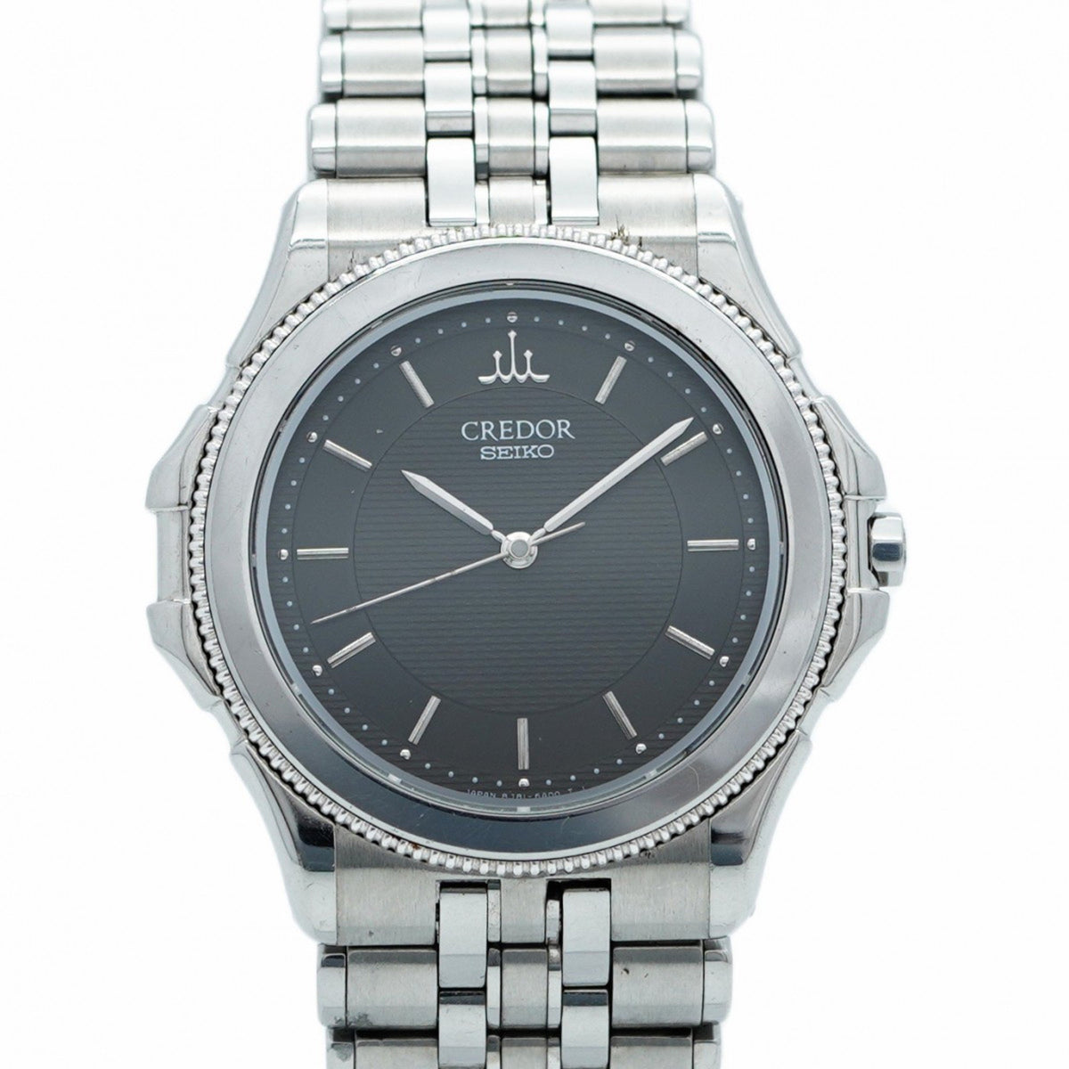 Pre-Owned Seiko Credor 8J81-6A20 Gray Dial Men's Watch