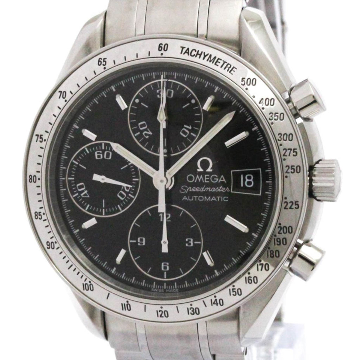 Gebrauchte OMEGA Speedmaster Date Steel Automatik Herrenuhr 3513.50 poliert 