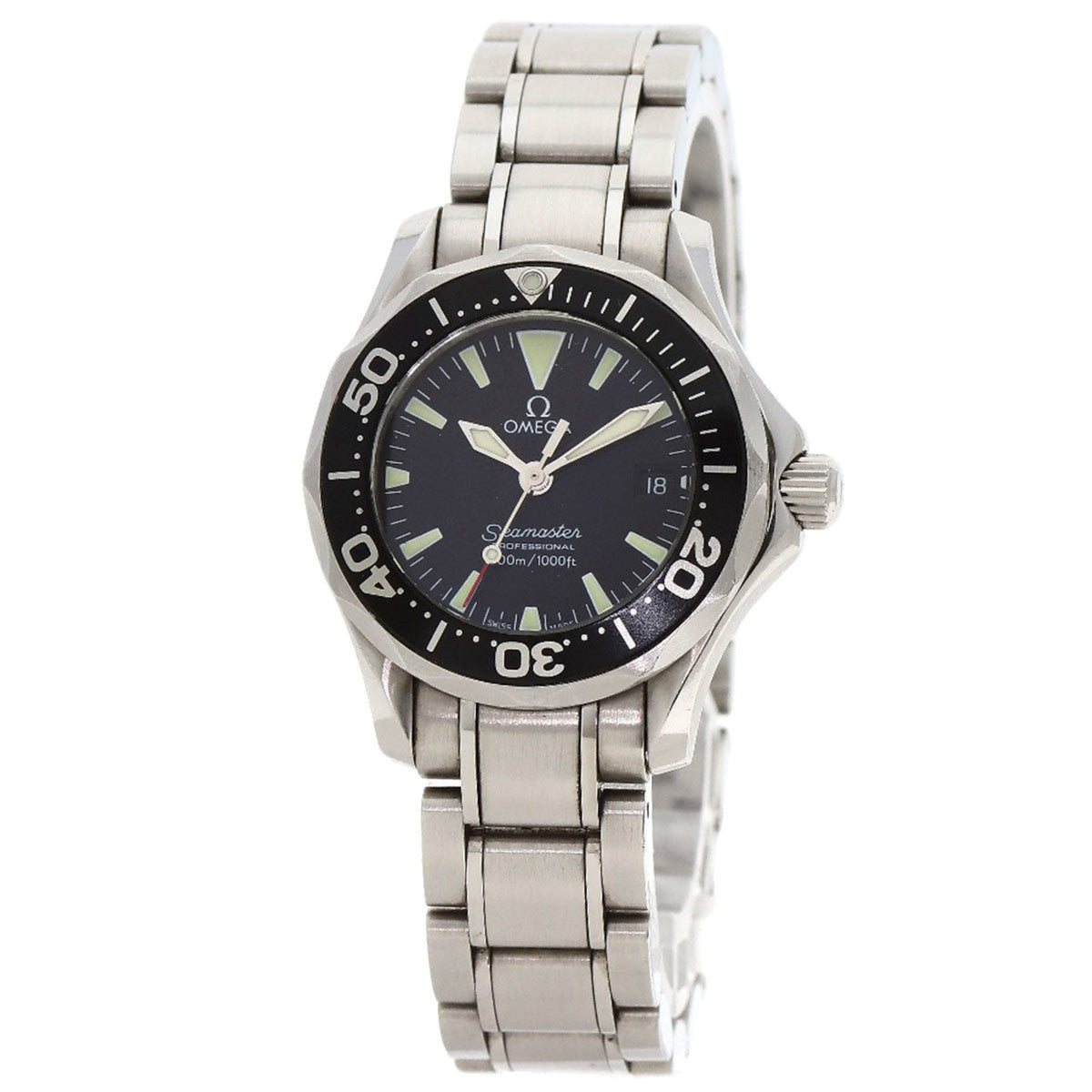 Gebrauchte OMEGA 2282.50 Seamaster 300 Date Uhr Edelstahl SS Damen 