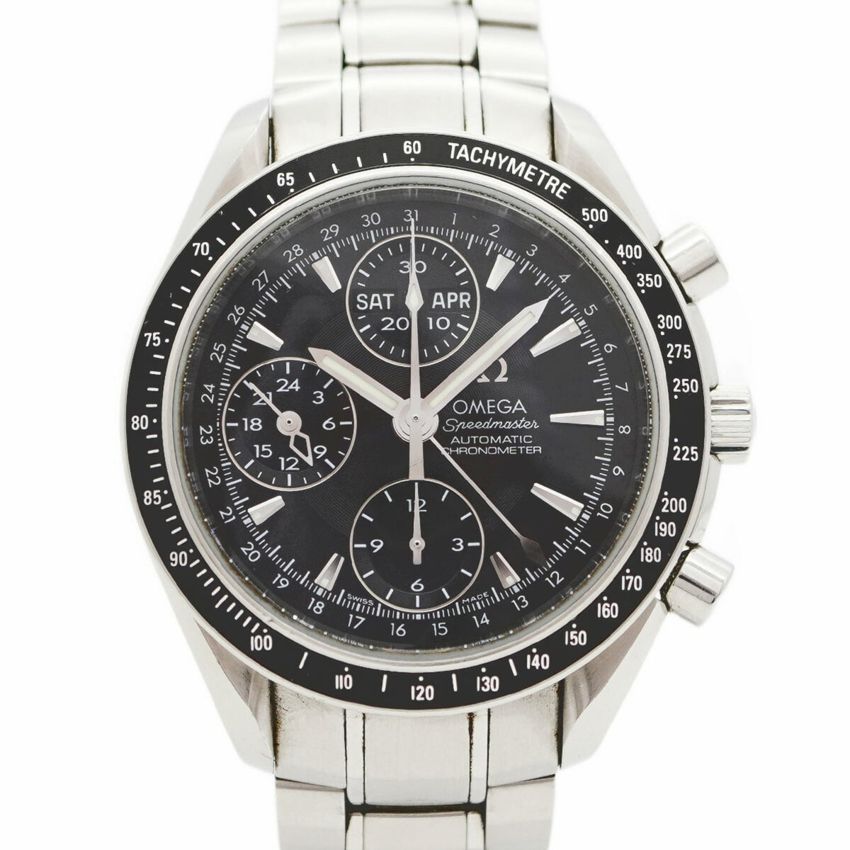 Pre-Owned Omega Speedmaster 3220.50 Black Dial Men's Watch