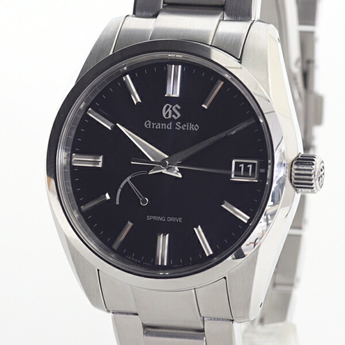Gebrauchte SEIKO Herrenuhr Grand Seiko Heritage Collection Spring Drive SBG39 Blaues Zifferblatt Hersteller 