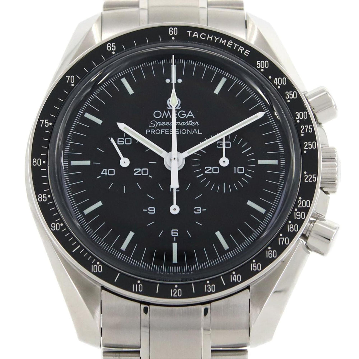 Gebrauchte Omega Speedmaster Moonwatch Pro 311.30.42.30.01.005 SS Armbanduhr Handaufzug 
