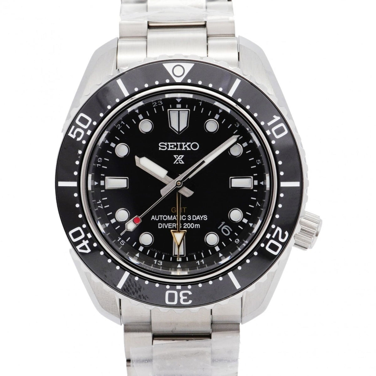 Pre-Owned Seiko Prospex SBEJ011 6R54-00D0 Black Dial Men's Watch