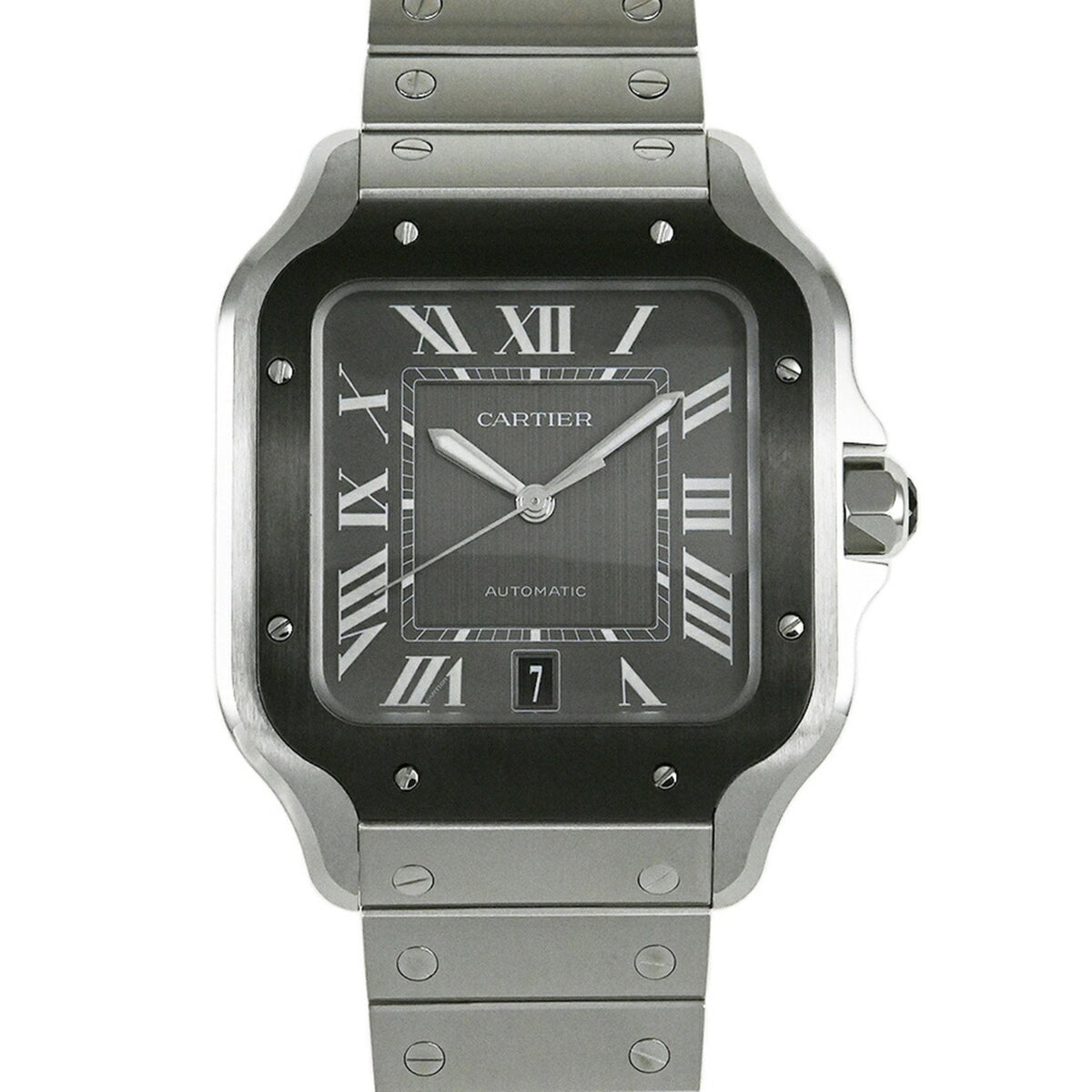 Gebrauchte CARTIER Santos de Cartier Uhr LM Armbanduhr WSSA0037 