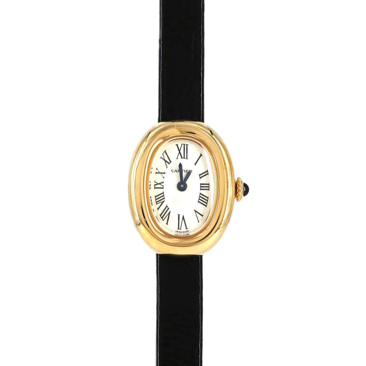 Pre-Owned Cartier Baignoire Mini YG WGBA0017 Quartz Watch