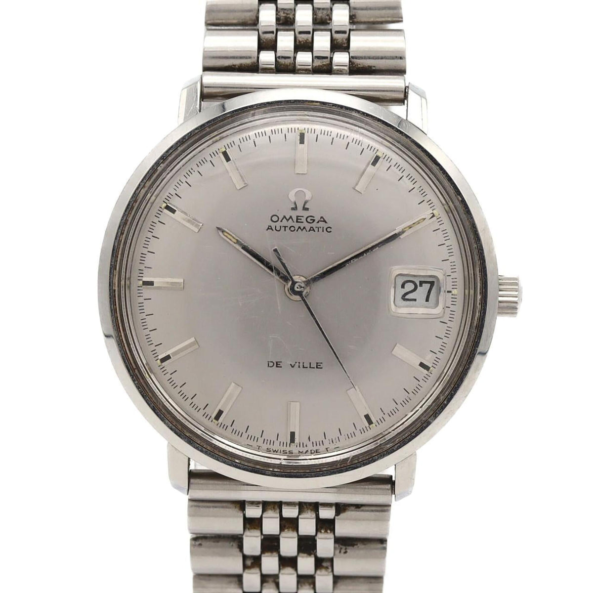 Pre-Owned Omega De Ville 166.033 Stainless Steel Automatic Watch