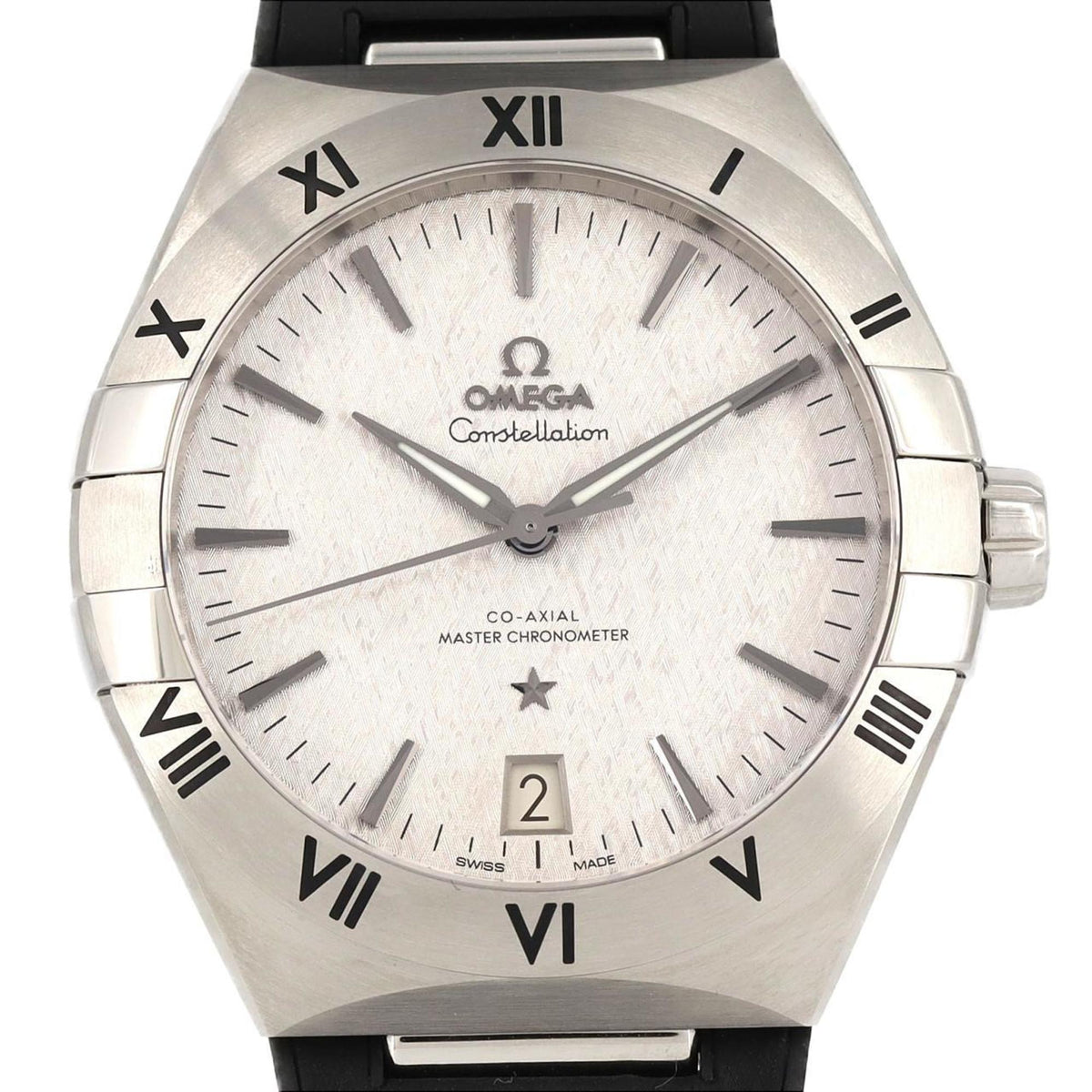 Gebrauchte Omega Constellation 131.12.41.21.06.001 SS Armbanduhr Automatik 